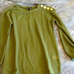 Long sleeve knit sweater